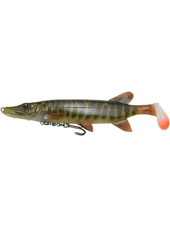 Leurre souple armé Savage Gear 4D PIKE SHAD 20cm