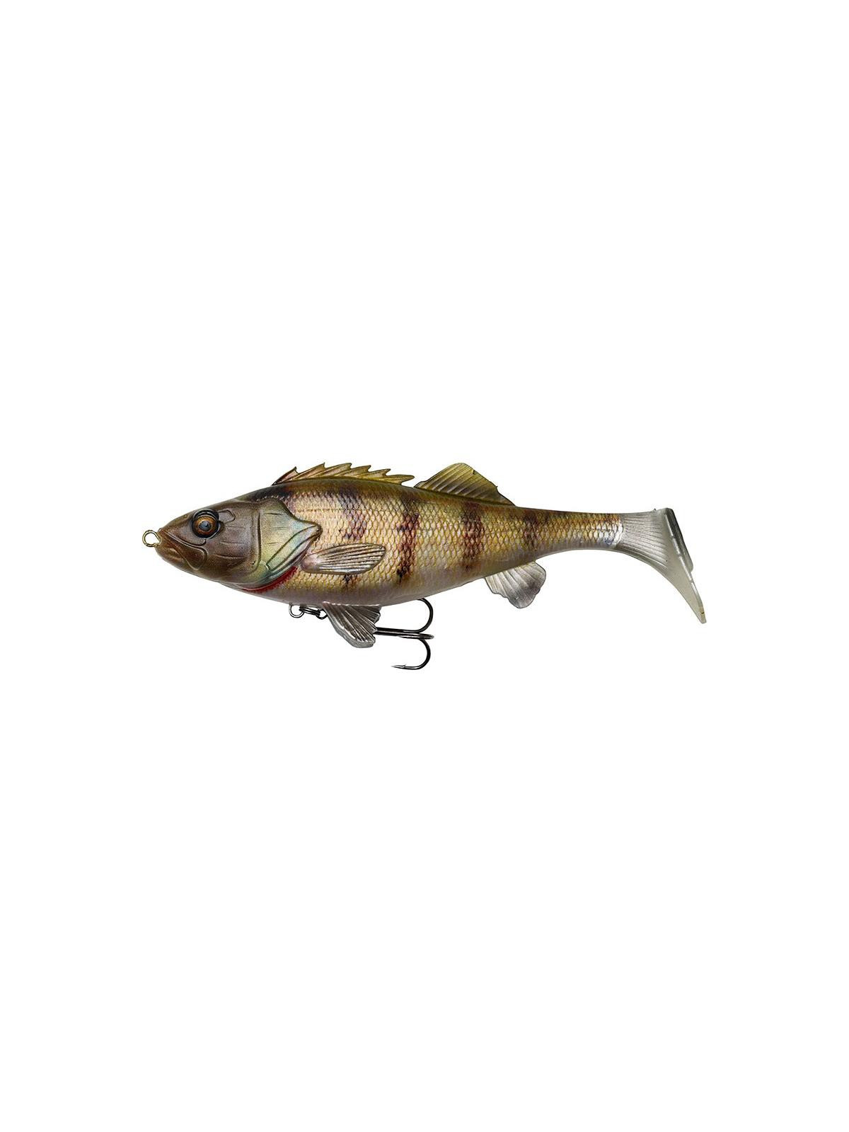 Leurre souple armé Savage Gear 4D PERCH SHAD 17.5 cm