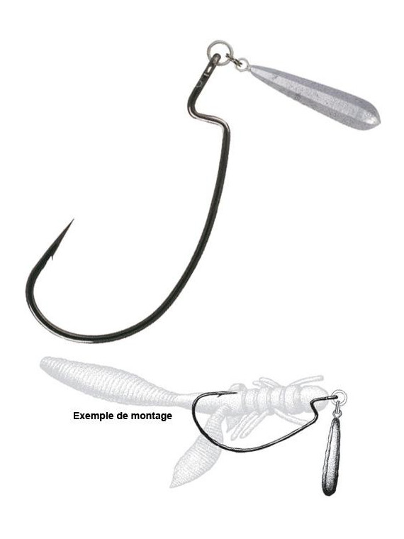 Hameçon Texan Owner Jig Rig Lead Sinker