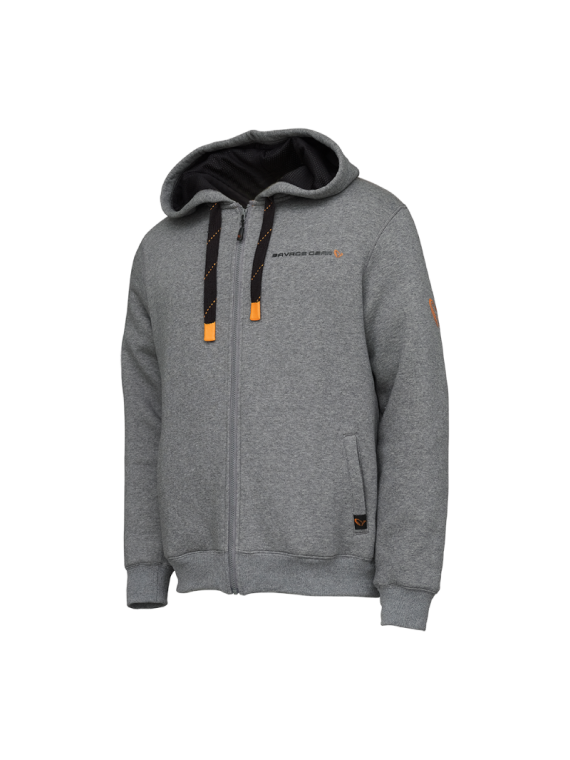 VESTE SAVAGE GEAR CLASSIC ZIP HOODIE GREY MELANGE