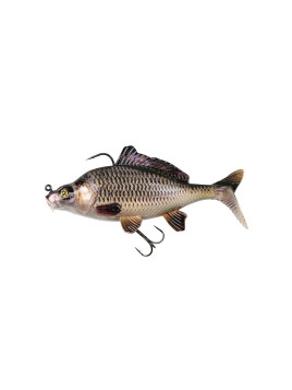 leurre souple monté Savage gear 3D pulsetail roach 10cm