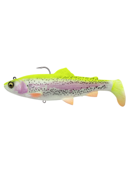 Leurre souple armé Savage Gear 4D TROUT RATTLE SHAD 12.5cm