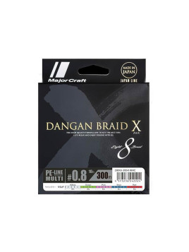 Tresse Major Craft DANGAN  BRAID X Multi Color 300m