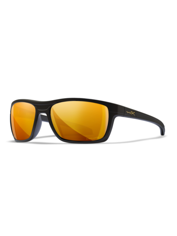 LUNETTES POLARISANTES WILEY X KINGPIN CAPTIVATE BRONZE MIRROR / MATTE BLACK FRAME