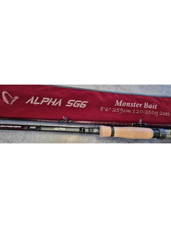 CANNE CASTING SAVAGE GEAR SG6 ALPHA MONSTER BAIT 2m59 120/250g